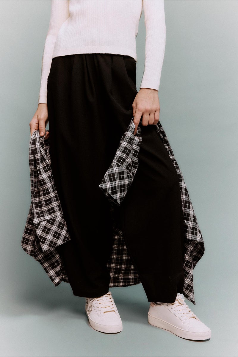 DeFacto Black Girl Girl Balloon Fit Elastic Waist Trousers Casual - Image 4